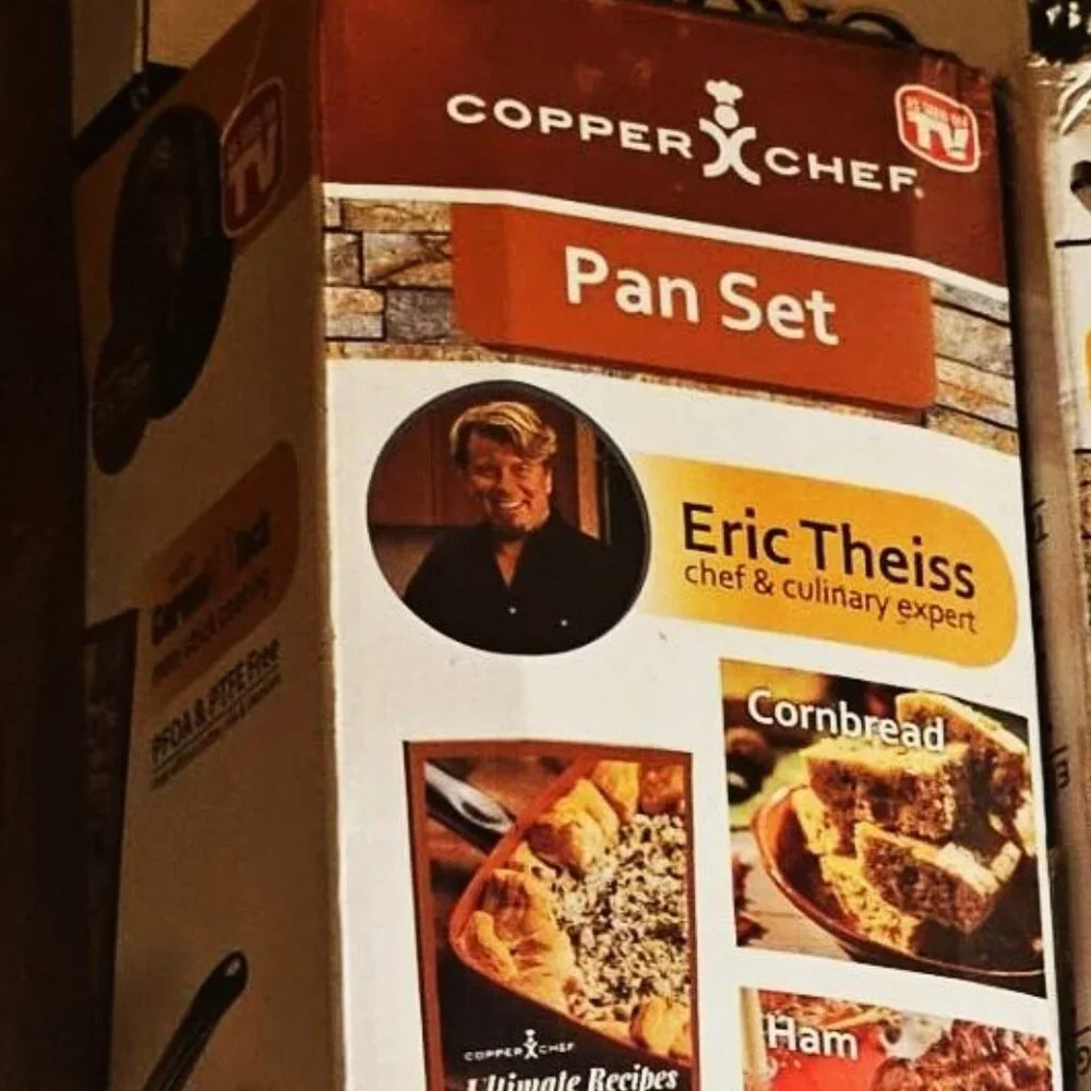 Copper Chef Pan Set New In Box - Picture 1 of 2